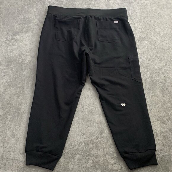 FIGS Scrub Pants Womens XXL Petite Zamora 2.0 Joggers Performance Medical Black - Picture 10 of 11